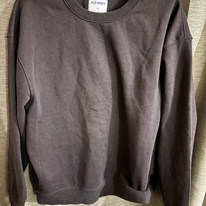 Old Navy Men's Black Crewneck Sweatshirt